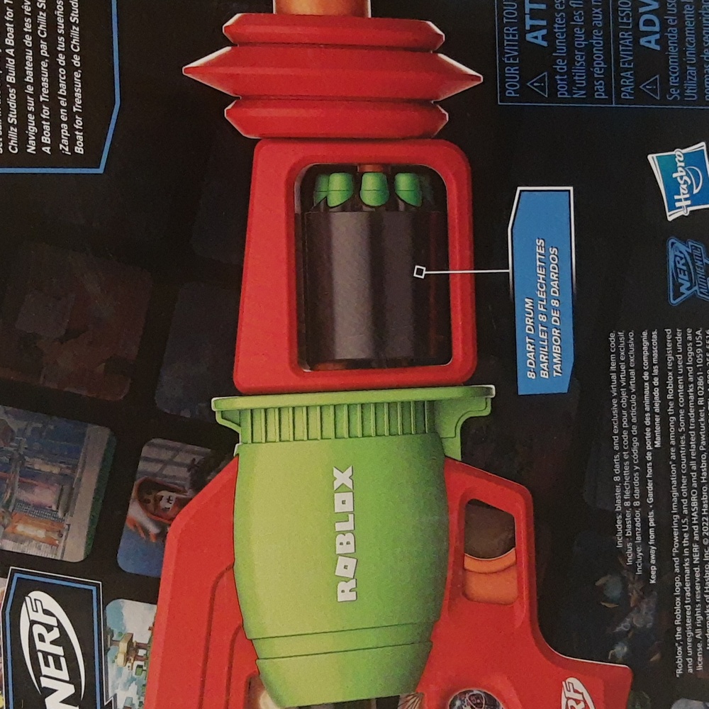 NERF ROBLOX Spacelock Ray Blaster Toy Dart Launcher Water Pump And Spray SEALED - Picture 8 of 14